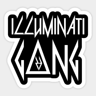 Illuminati G23ng (White) Sticker